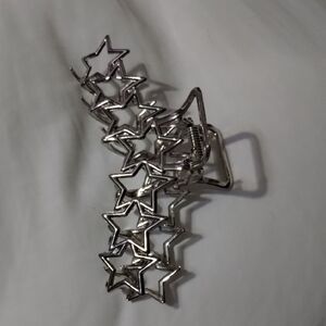 Silver Star Hair Clip
